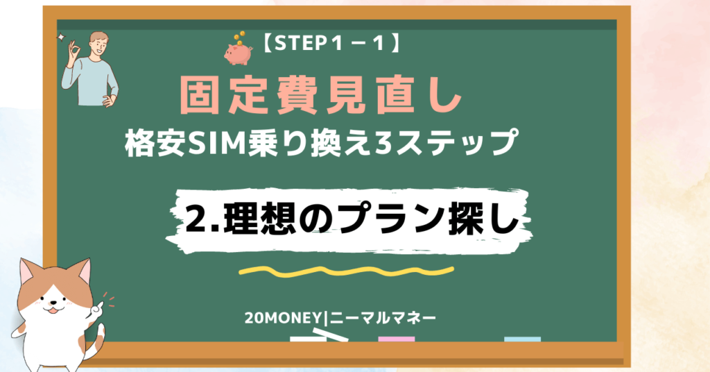 「格安SIM乗り換えおすすめ8選」乗り換え3ステップ2画像